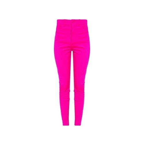 Balenciaga Slim-fit byxor Pink, Dam