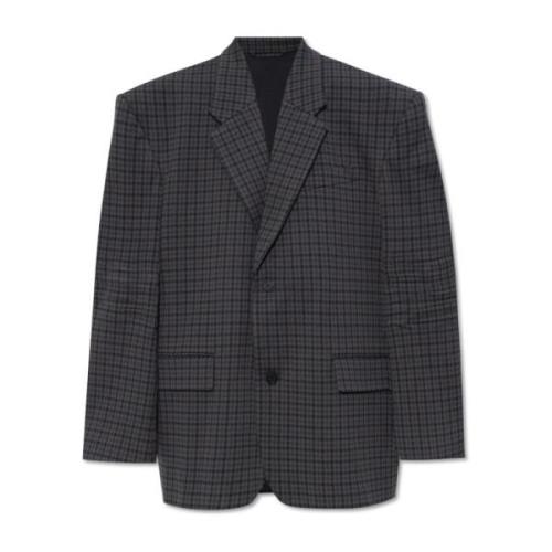 Balenciaga Oversize blazer Gray, Dam