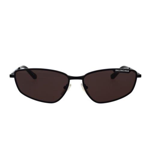 Balenciaga Solglasögon med oregelbunden form Bb0277S 001 Black, Unisex