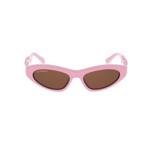 Balenciaga Snygga Solglasögon för Modemedvetna Kvinnor Pink, Dam