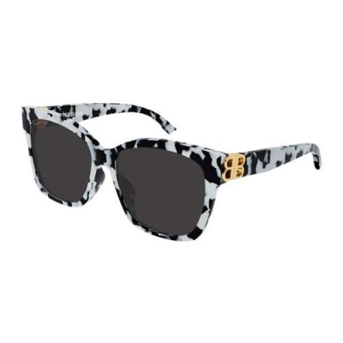 Balenciaga Balenciaga squared femenine zebra sunglasses with BB foldin...