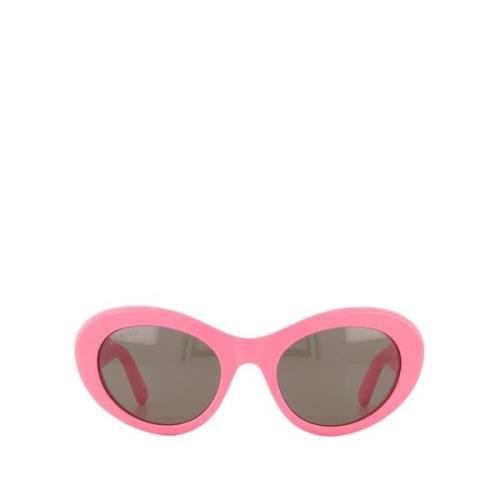 Balenciaga Rosa/Grå Solglasögon - Stilfull Modell Pink, Dam