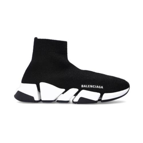 Balenciaga Speed 2.0 Shiny Gymnastikskor Black, Dam