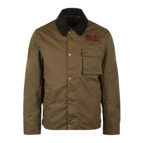 Barbour Steve McQueen Workers Wax Jacka Beige, Herr