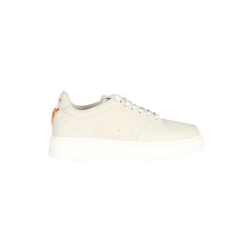 Barracuda Logo Sneakers i Nabuk White, Herr