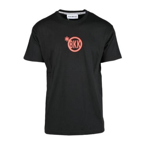 Bikkembergs Bordeaux T-Shirt för Män Black, Herr