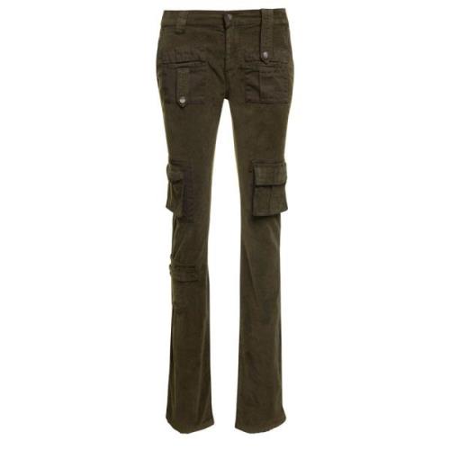 Blumarine Slim-fit Jeans Green, Dam
