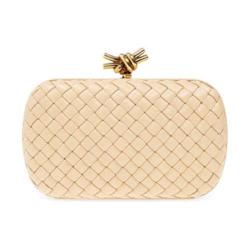 Bottega Veneta ‘Knot Small’ handväska Beige, Dam