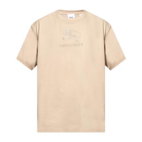 Burberry Tempah T-shirt med logotyp Beige, Herr