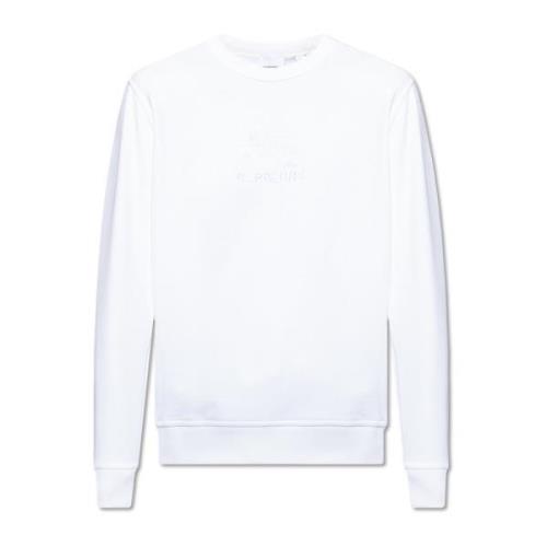Burberry ‘Tyrall’ sweatshirt med logotyp White, Herr