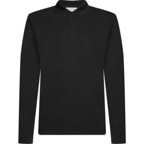 Calvin Klein Slim Fit Liquid Touch Polo Shirt Black, Herr