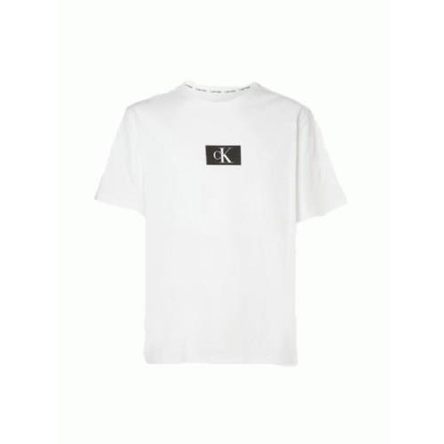 Calvin Klein Premium Ekologisk Bomull Lounge T-Shirt White, Herr