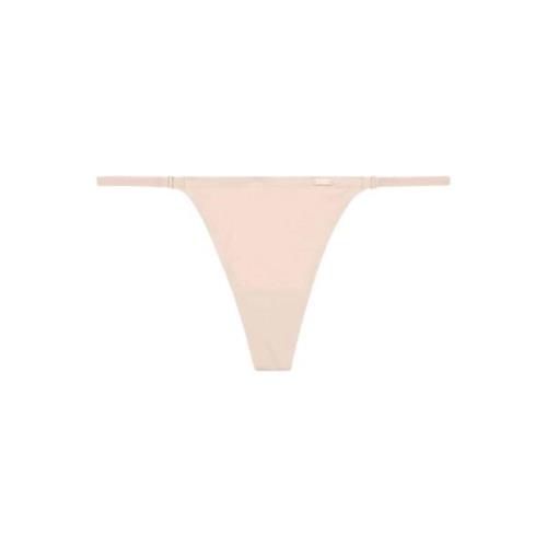 Calvin Klein Bekväma Kvinnors String Thongs Pink, Dam
