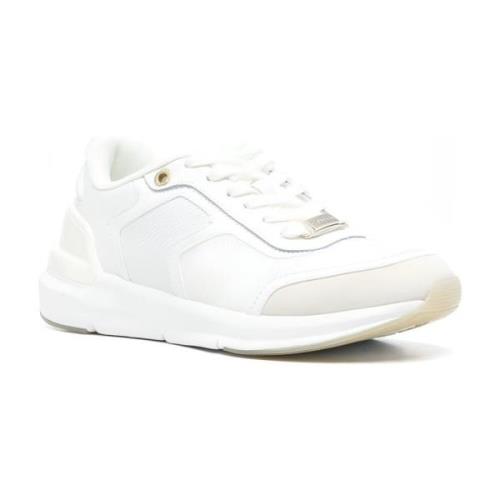 Calvin Klein Dam Sneakers i polyester White, Dam