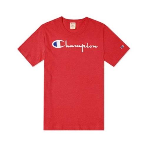 Champion T-Skjorta Red, Herr