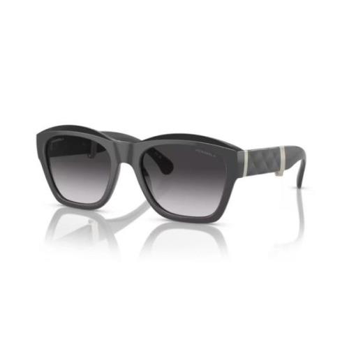 Chanel 6055B Sole Solglasögon Black, Unisex