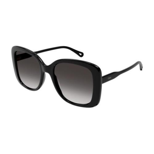 Chloé Stilfulla solglasögon Ch0125S Black, Dam