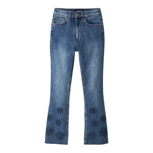 Desigual Boot-cut Jeans Blue, Dam