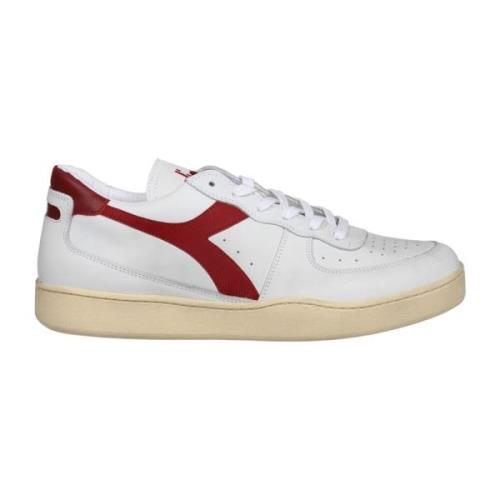 Diadora Vintage Lädersneakers White, Herr