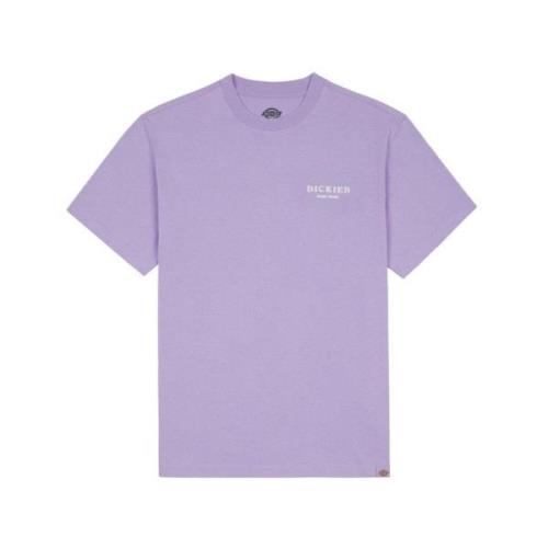 Dickies Lila Bomull Logo T-shirt Purple, Herr