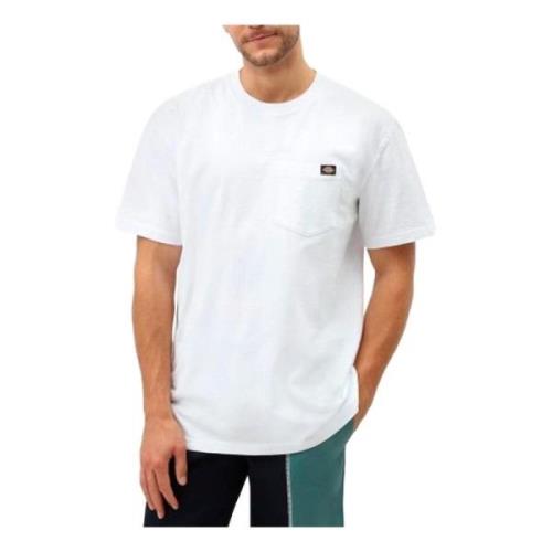 Dickies Herr Vit Enfärgad T-shirt White, Herr