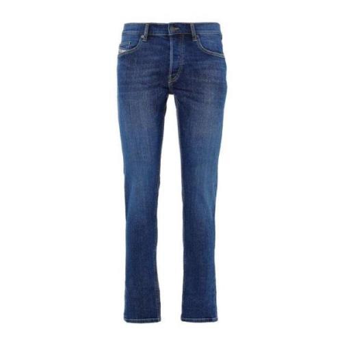 Diesel Slim-Fit Mörkblå Denim Jeans Blue, Herr