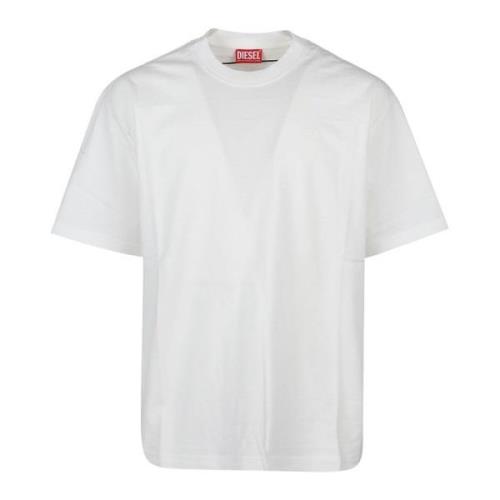 Diesel Vit T-Boggy Megoval-D T-Shirt White, Herr