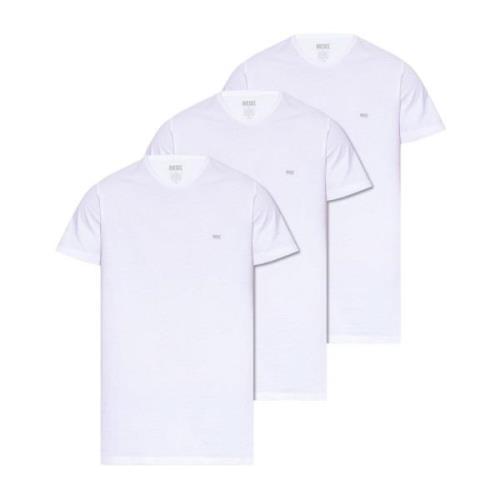 Diesel Umtee T-shirt 3-pack White, Herr