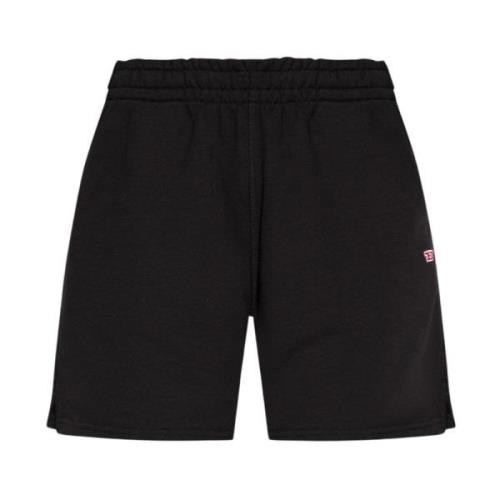 Diesel P-Jar-D shorts med logotyp Black, Dam