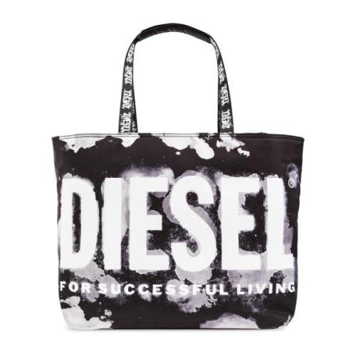 Diesel ‘Rave Tote NS X X09857’ shoppingväska Black, Dam