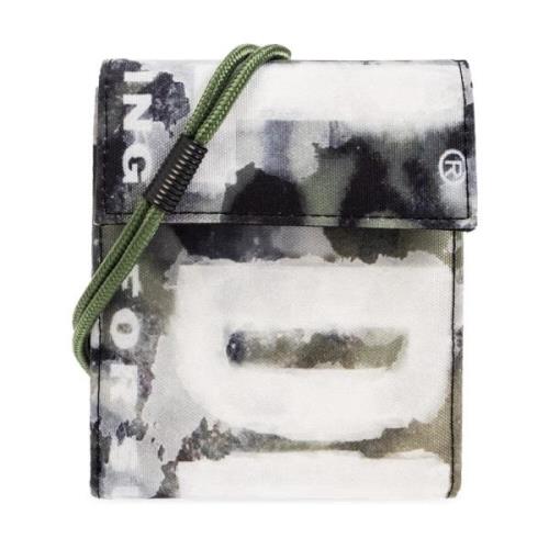 Diesel ‘Rave Bi-Fold’ plånbok med logotyp Multicolor, Herr