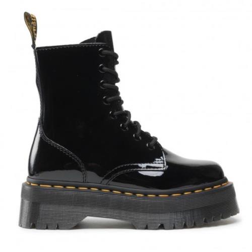 Dr. Martens Stövlar med snörning Black, Dam