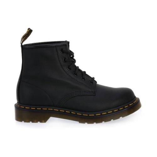 Dr. Martens 101 Svarta Virginia Snörstövlar för Kvinnor Black, Dam