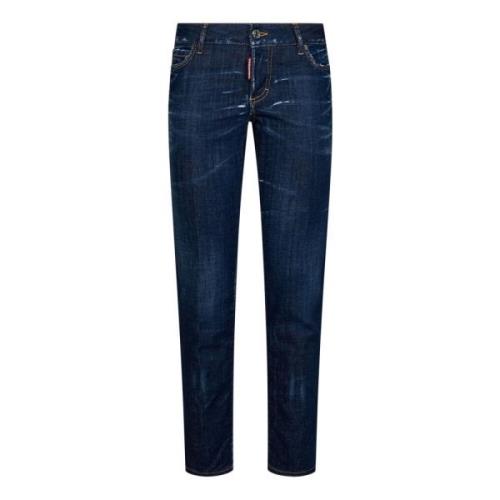 Dsquared2 Slim-fit Jeans Blå Blue, Dam
