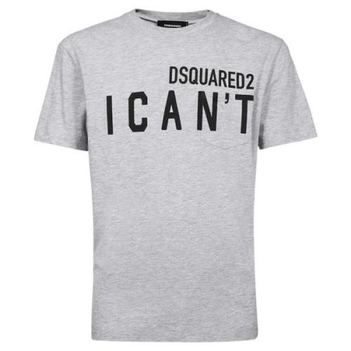 Dsquared2 Klassiskt Logotyp T-Shirt Gray, Herr