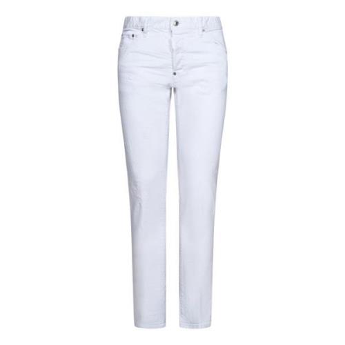 Dsquared2 Vita Aw22 Cool Guy-fit Jeans för män White, Herr