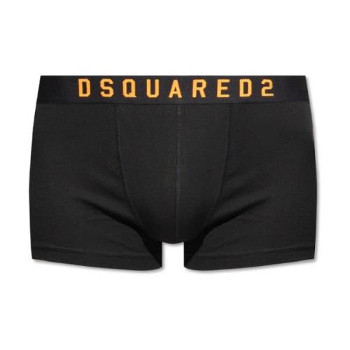 Dsquared2 Boxershorts med logotyp Black, Herr