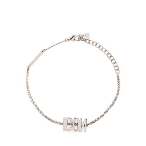 Dsquared2 Stilfull Grå Halsband Gray, Herr