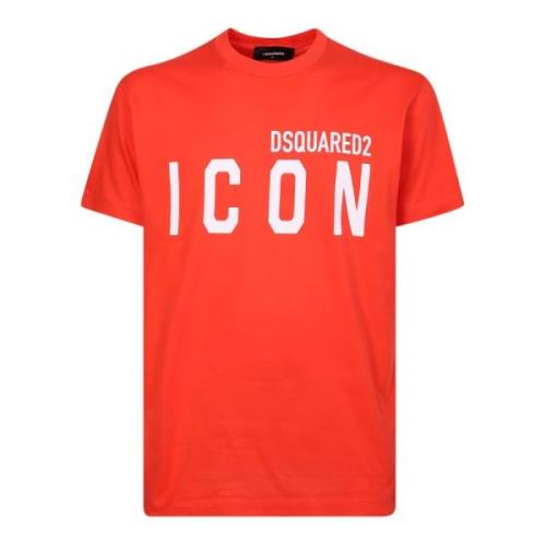 Dsquared2 Orange T-shirt för män Orange, Herr
