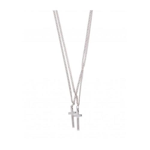 Dsquared2 Halsband with charms Gray, Herr
