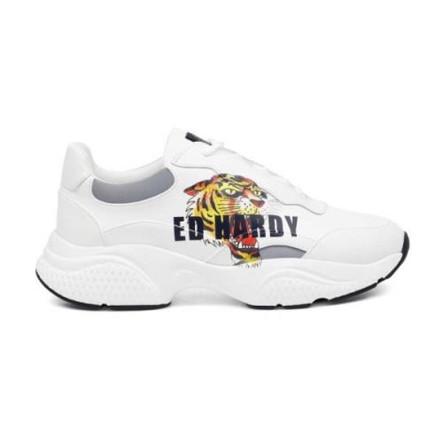 Ed Hardy Sneakers White, Herr