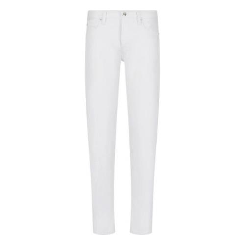 Emporio Armani Slim-Fit Jeans för Män White, Herr