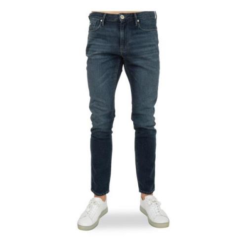 Emporio Armani Slim-Fit Blå Denim Jeans Blue, Herr