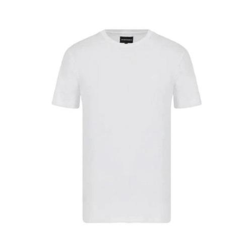 Emporio Armani Essentiell Piman Bomull T-shirt White, Herr