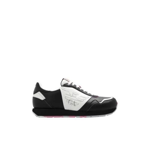 Emporio Armani Sneakers med logotyp Black, Dam