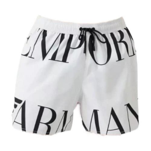 Emporio Armani Beachwear White, Herr