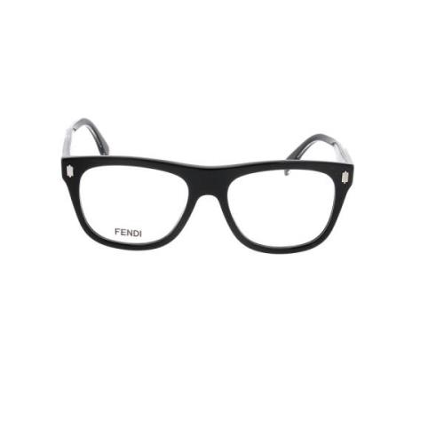 Fendi Stiliga solglasögon med 54mm lins Black, Unisex