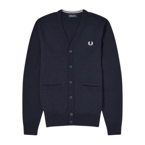 Fred Perry Blå Tröjor Blue, Herr