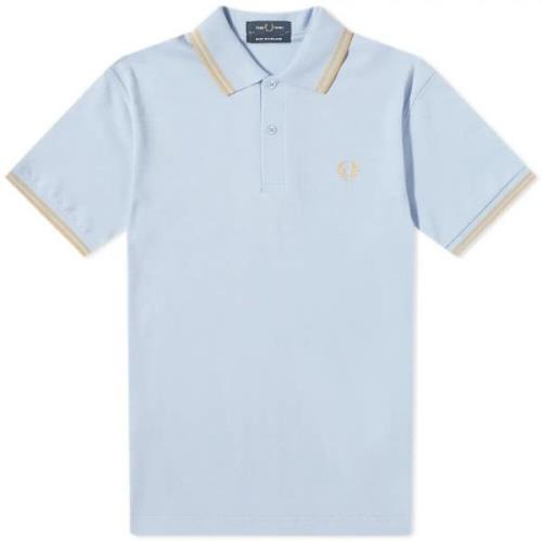 Fred Perry Klassisk Twin Tipped Polo - Lido Blue Blue, Herr