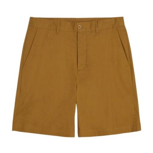 Fred Perry Kliska Twill Shorts Brown, Herr